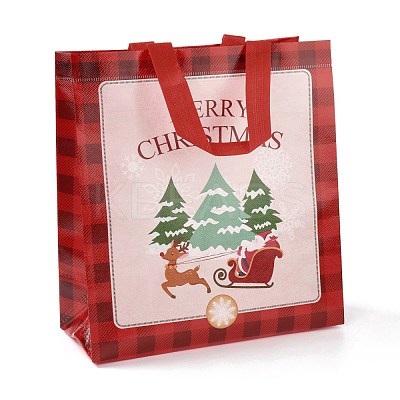 Christmas Theme Laminated Non-Woven Waterproof Bags ABAG-B005-02B-01-1