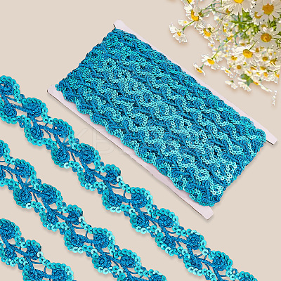 Metallic Braided Lace Trim OCOR-WH20020-23C-1