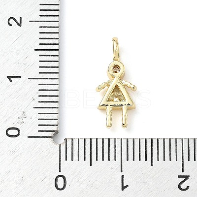 Brass Micro Pave Cubic Zirconia Pendants ZIRC-I356-17G-B07-1