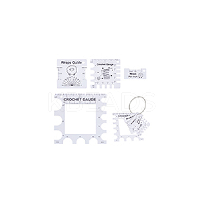 8Pcs PVC Sewing Rulers DIY-NB0012-39-1