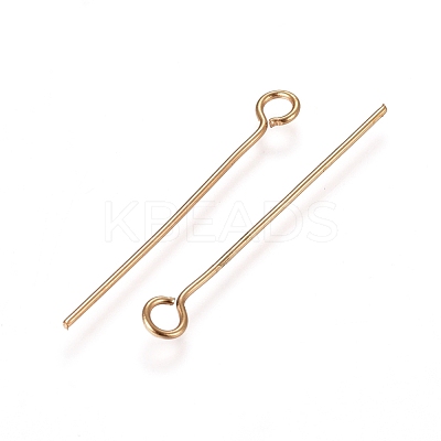 304 Stainless Steel Eye Pins STAS-L238-005G-G-1