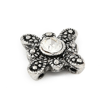 Alloy Rhinestone Beads FIND-A049-04AS-1