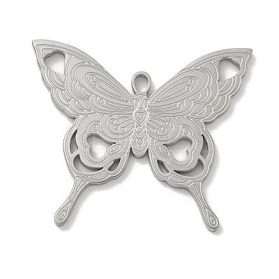 304 Stainless Steel Pendants STAS-M067-02P-1