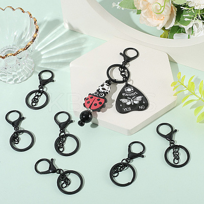 24Pcs Alloy Keychain Clasps KEYC-SC0001-82EB-1