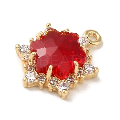 Brass with Cubic Zirconia Pendants LS-KK-G499-15G-04-1