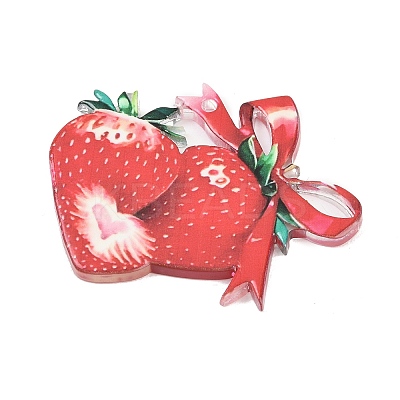 Valentine's Day Opaque Printed Acrylic Pendants LS-OACR-A045-06C-1