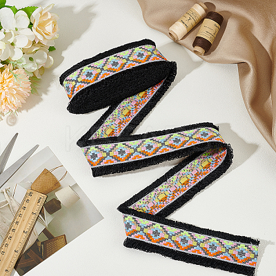 Polyester Jacquard Ribbon OCOR-WH0085-77C-1