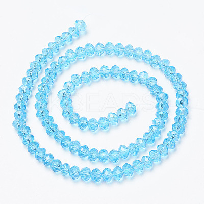 Glass Beads Strands EGLA-A034-T2mm-D08-1