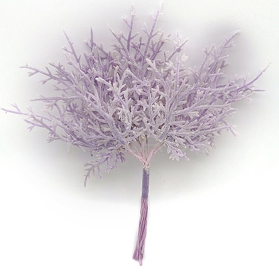 Plastic Artificial Frost Leaves for Wedding Christmas Decoration PW-WG0DC57-04-1