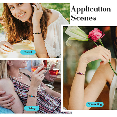 DIY Butterfly Bracelet Making Kit DIY-TA0004-90-1