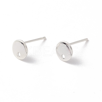 201 Stainless Steel Stud Earring Findings STAS-P308-09A-S-1