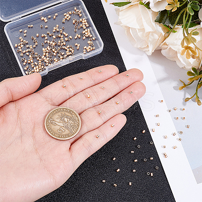 3Bags Brass Crimp Beads KK-BBC0026-10A-1