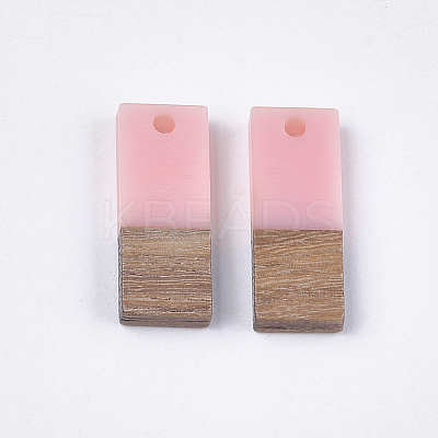 Resin & Walnut Wood Pendants RESI-S358-79A-1