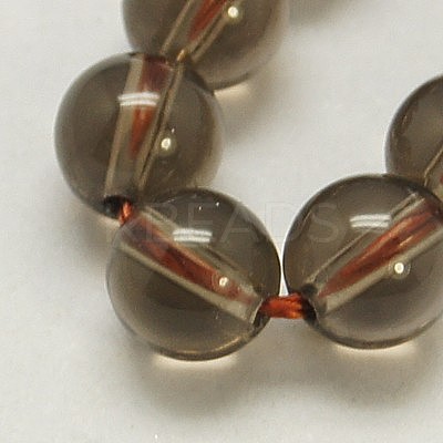 Natural Smoky Quartz Beads Strands G-C175-4mm-1-1