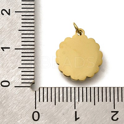 304 Stainless Steel Enamel Charms STAS-R153-45G-1