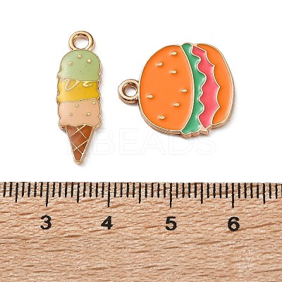 Alloy Enamel Pendants FIND-C085-04B-G-1