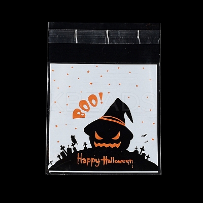 Halloween Theme Plastic Bakeware Bag OPP-Q004-01J-1