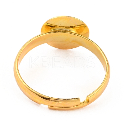 Adjustable Brass Finger Rings Components KK-WH0054-22C-G-1