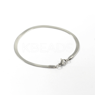 Tarnish Resistant 304 Stainless Steel Bracelets X-BJEW-D418-01P-1