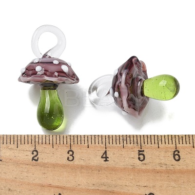 Handmade Lampwork Pendants LAMP-M021-01I-1