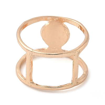 Alloy with Turquoise Round Finger Ring for Women FS-WGC40FF-04-1