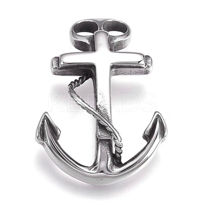 304 Stainless Steel Hook Clasps STAS-O114-080AS-1