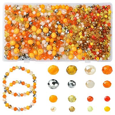 1000Pcs Glass Beads GLAA-CJC0001-24C-1