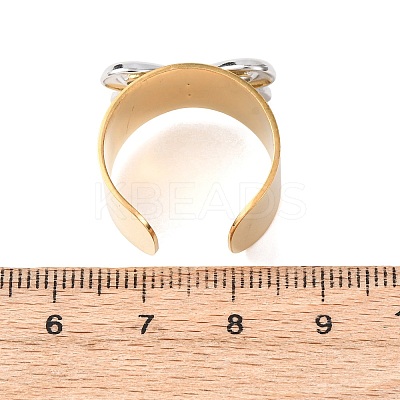 304 Stainless Steel Cuff Open Rings RJEW-H266-01GP-01-1