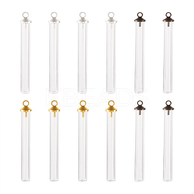 DIY Wishing Bottle Pendant Making Kits DIY-CD0001-24-1