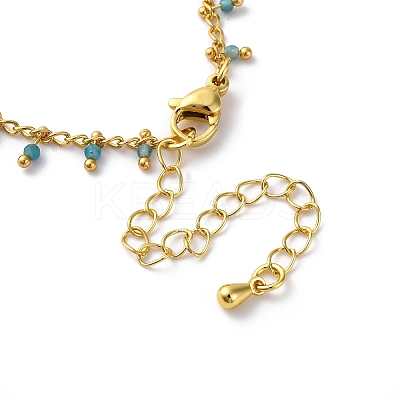 Brass Cable Chain Necklace Making KK-K337-12G-14-1