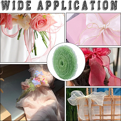 20 Yards Ruffled Nylon Elastic Lace Trim EW-WH0018-03D-1
