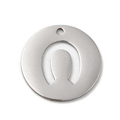 Non-Tarnish 201 Stainless Steel Pendants STAS-E206-02P-05-1