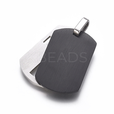 304 Stainless Steel Pendants STAS-G195-29C-1