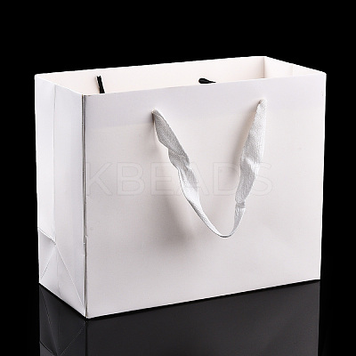 Rectangle Paper Bags with Rope Handles CARB-L011-02C-06-1
