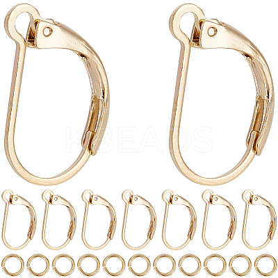 40Pcs Brass Leverback Earring Findings KK-CN0003-02-1