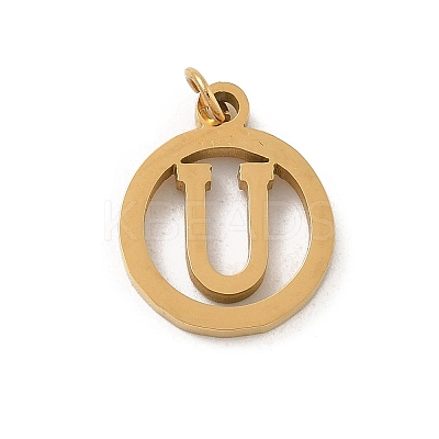 304 Stainless Steel Charms
with Jump Ring STAS-R001-02G-U-1