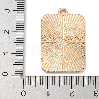 Tarot Alloy Enamel Pendants ENAM-A008-47KCG-04-1