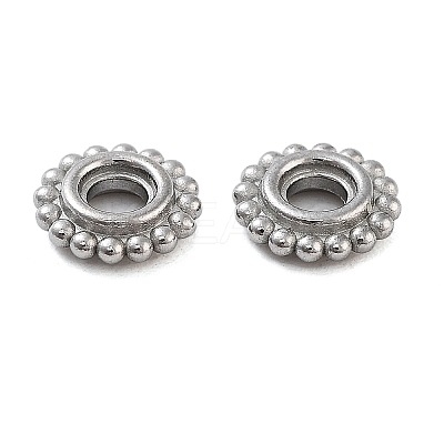 Non-Tarnish 304 Stainless Steel Spacer Beads STAS-L082-012P-1
