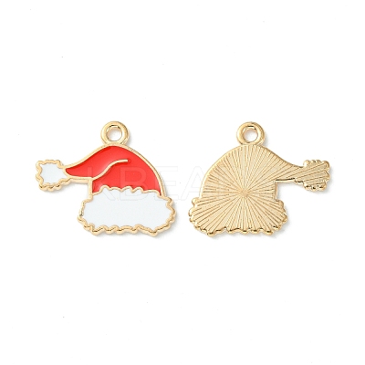 Christmas Alloy Enamel Pendants ENAM-D047-09LG-06-1