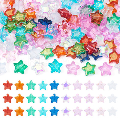 100Pcs Transparent Glass Beads GLAA-TA0003-23-1