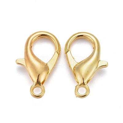 Zinc Alloy Lobster Claw Clasps E106-G-NF-1