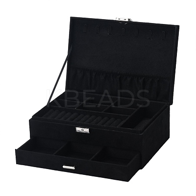 Velvet & Wood Jewelry Boxes VBOX-I001-04A-1
