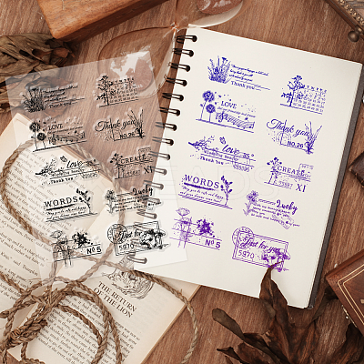 Custom PVC Plastic Clear Stamps DIY-WH0448-0150-1