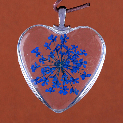 Heart Alloy Glass Pendants X-GLAA-Q049-20mm-03P-1