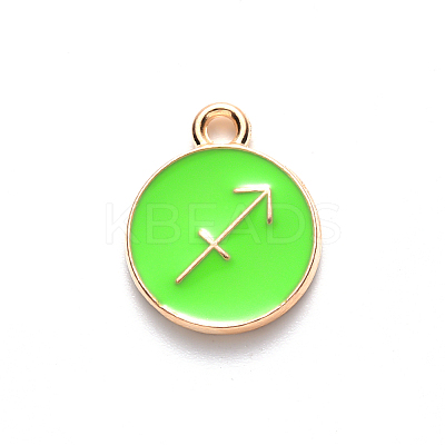 Alloy Enamel Pendants LS-X-ENAM-S124-01A-06F-1