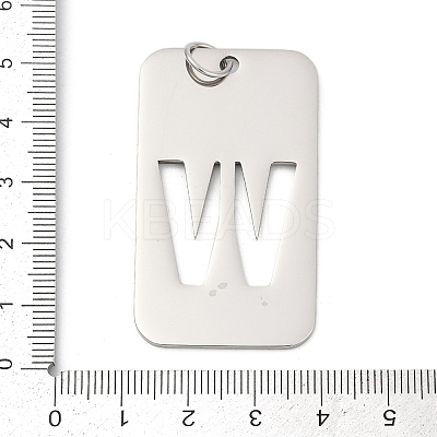 304 Stainless Steel Pendants STAS-M115-01P-W-1