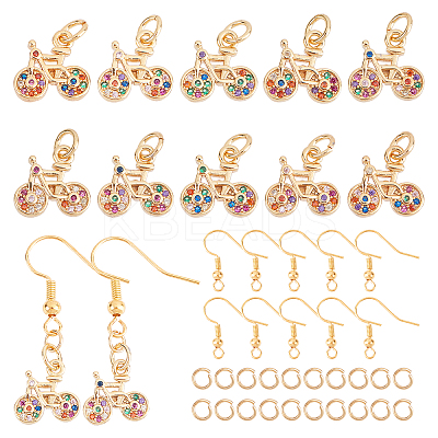 DIY Dangle Earring Making Kits DIY-AR0001-58-1