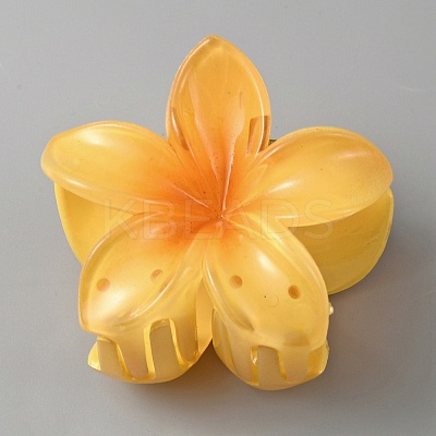 Opaque Plastic Claw Hair Clips for Woman Girls Thick Hair PHAR-WH0017-09E-1