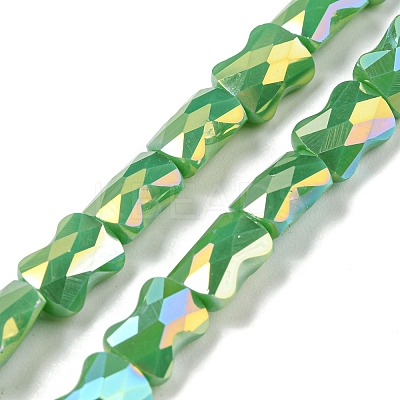 AB Color Plated Glass Beads Strands EGLA-P051-06B-B01-1