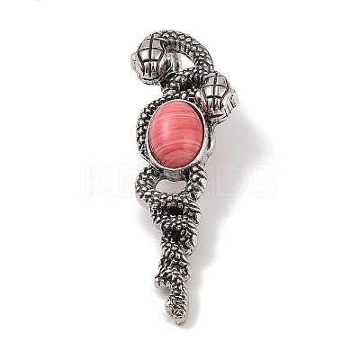 Synthetic Rhodonite Pendants G-A224-03AS-05-1